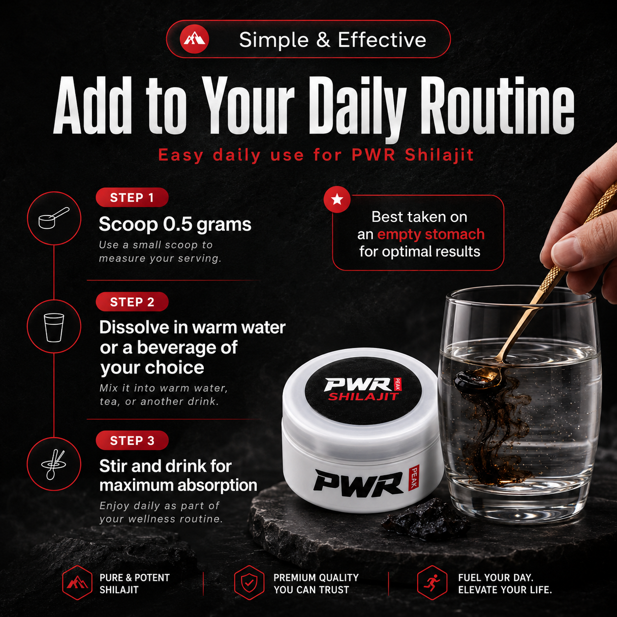 Pwr Peak Shilajit 5g - Image 3